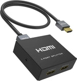 Divisor HDMI 4K 1 entrada 2 salidas simultáneas